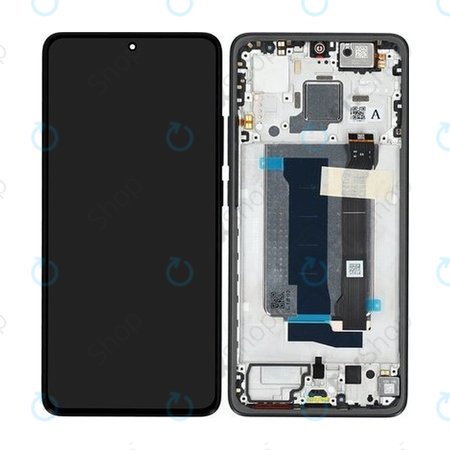 Xiaomi Poco X7 Pro 2412DPC0AG - LCD Kijelző + Érintőüveg + Keret (Black) - 56000300O1000 Genuine Service Pack