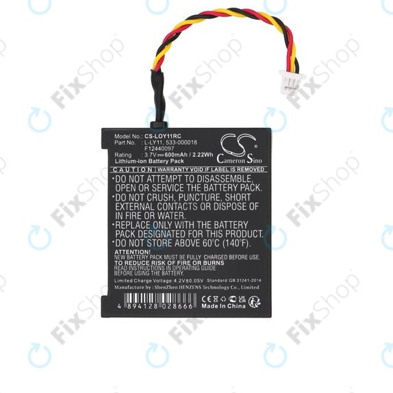 Akkumulátor Logitech G930, 600mAh, Li-Ion, 3.7V, L-LY11, HQ