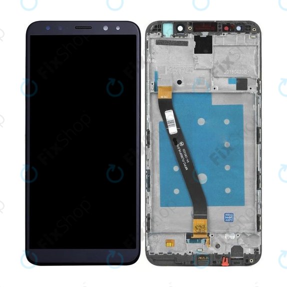 Huawei Mate 10 Lite - LCD Kijelző + Érintőüveg + Keret (Black) TFT