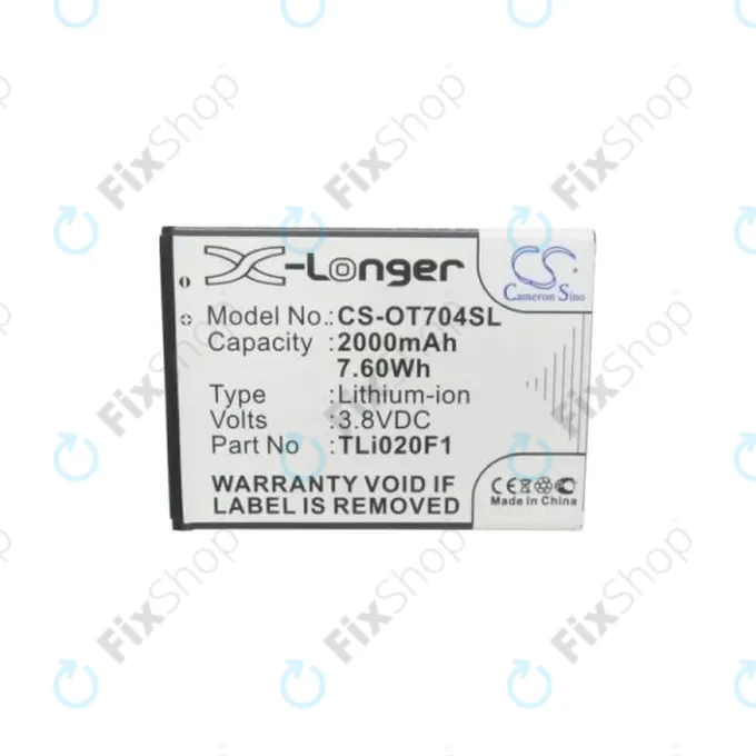 Alcatel One Touch 7040 - Akkumulátor TLi018B2 2000mAh HQ