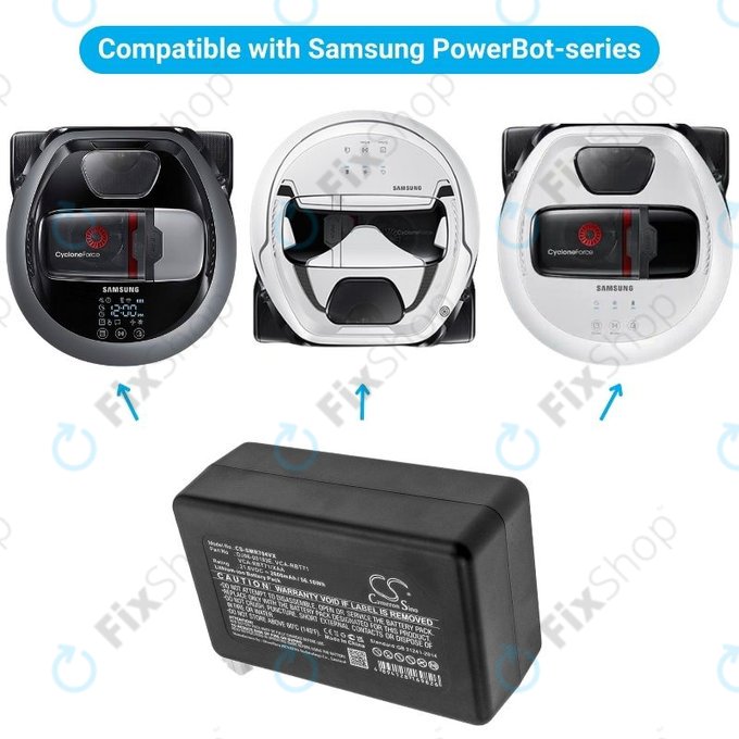Samsung PowerBot-series - Akkumulátor DJ96-00193E, VCA-RBT71 Li-Ion 21.6V 2600mAh HQ