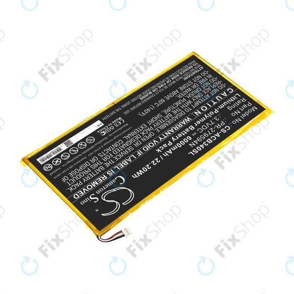Akkumulátor Acer Iconia One 10 B3-A40, 6000mAh, Li-Pol, 3.7V, PR-279594N, HQ