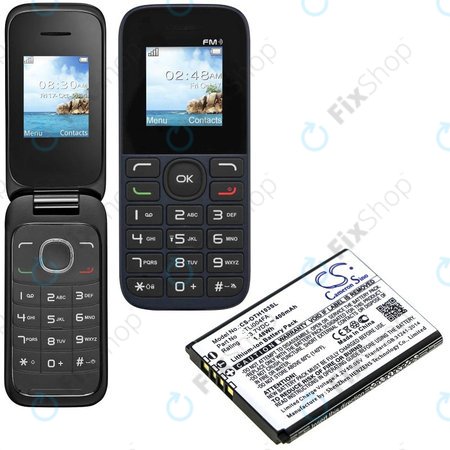 Akkumulátor Alcatel OneTouch 1013, 1035D, 1046D, 400mAh, Li-Ion, 3.7V, TLi004FA, HQ