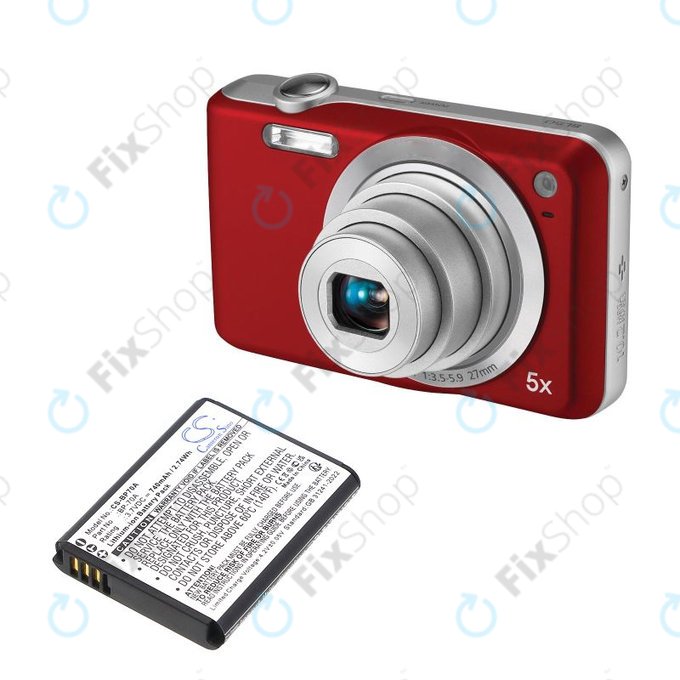 Akkumulátor Samsung ES, ST, 740mAh, Li-Ion, 3.7V, BP-70A, HQ