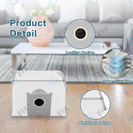 Ecovacs Deebot T30c, T50-series, T80-series, X8-series, X9 Pro-series - Porzsák