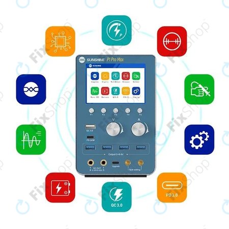 Sunshine P1 Pro Max - Univerzális Szabályozható Tápegység (0-30V, 0-20A)