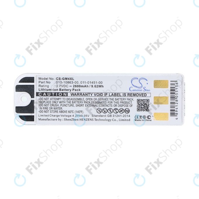 Akkumulátor Garmin Zumo 400, 550, 2600mAh, Li-Ion, 3.7V, 010-10863-00, 011-01451-00, HQ