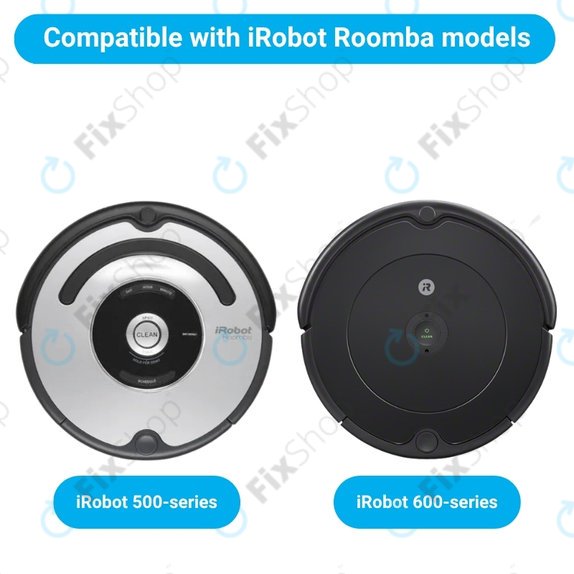 Pótalkatrész készletiRobot Roomba 500, 600-series (2 pár főkefe, 4x Szűrő, 4x Oldalkefe)