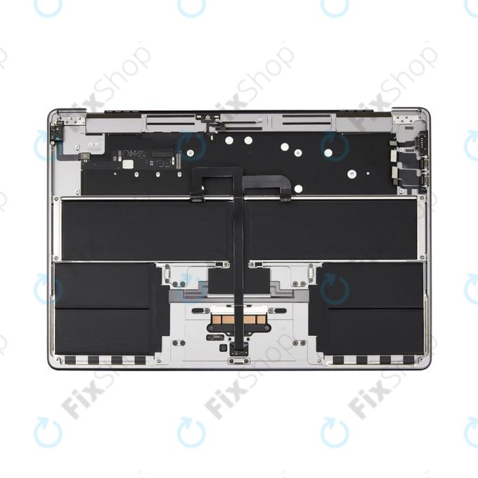 Felső billentyűzetkeret MacBook Air 15", A3114 (2024), US billentyűzettel és akkumulátorral, Space Gray, 661-40266, Genuine Apple