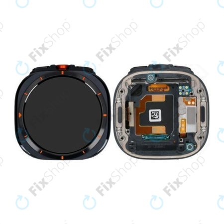 Samsung Galaxy Watch Ultra (LTE) SM-L705U - LCD Kijelző + Érintőüveg + Keret (Dark Grey) - GH82-35194A Genuine Service Pack