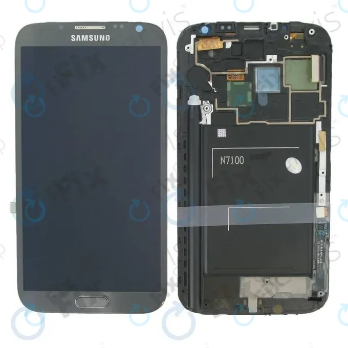 Samsung Galaxy Note 2 N7100 - Érintőüveg (White)
