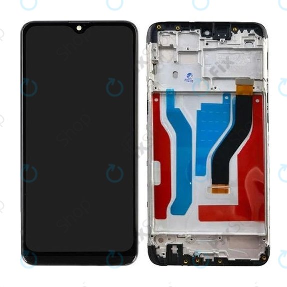 Samsung Galaxy A10s A107F - LCD Kijelző + Érintőüveg + Keret TFT