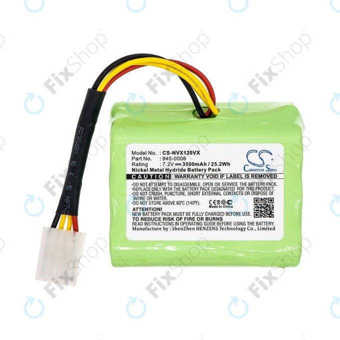 Vorwerk Kobold VX100 - Akku Batterie 945-0006 Ni-MH 7.2V 3500mAh HQ