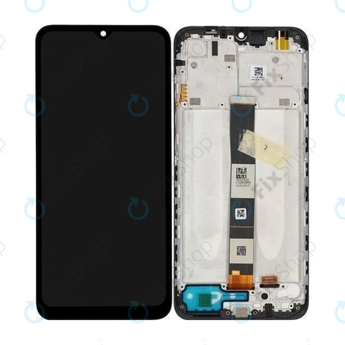 Xiaomi Redmi 9AT - LCD Kijelző + Érintőüveg + Keret (Carbon Gray) - 560001C3LV00 Genuine Service Pack
