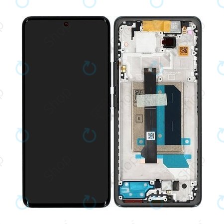 Xiaomi Redmi Note 14 Pro+ 5G 24094RAD4G - LCD Kijelző + Érintőüveg + Keret (Midnight Black) - 5600190O16U00 Genuine Service Pack