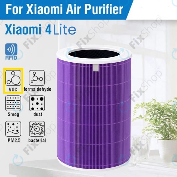 Xiaomi Mi Air Purifier 4 Lite - HEPA szűrő (Szagszűrő) (Lila)