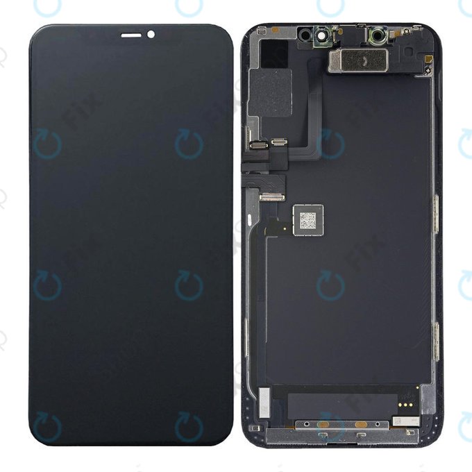 Apple iPhone 11 Pro Max - LCD Kijelző + Érintőüveg + Keret - 661-14099 Genuine Service Pack