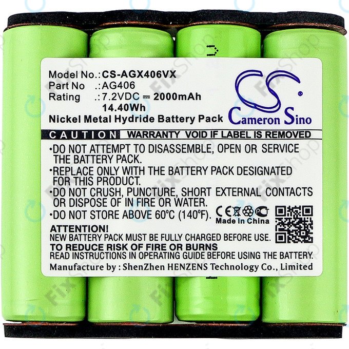 AEG Electrolux Rapido ZB-series - Akkumulátor AG406 Ni-MH 7.2V 2000mAh HQ