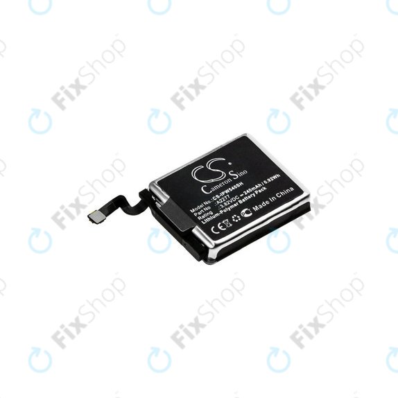 Akkumulátor Apple Watch 5 40 mm, 240mAh, Li-Pol, 3.82 V, A2277, HQ