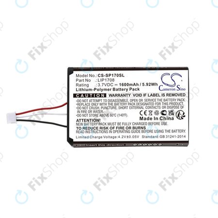 Akkumulátor Sony PS5 DualSense, 1600mAh, Li-Pol, 3.7V, LIP1708, HQ