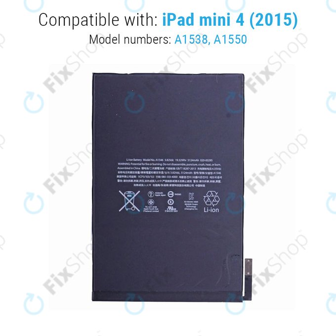 Apple iPad Mini 4 - Akkumulátor 5124mAh