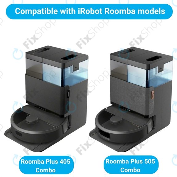 Pótalkatrész készletiRobot Roomba Plus 405 Combo, 505 Combo (2x Főkefe, 4x Szűrő, 4x Oldalkefe, 8x Felmosórongy, 4x Porzsák)