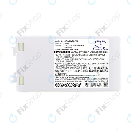 Akkumulátor Xiaomi Dreame V10, V9, V8, XR, 2500mAh, Li-Ion, 25.2V, WN4, HQ