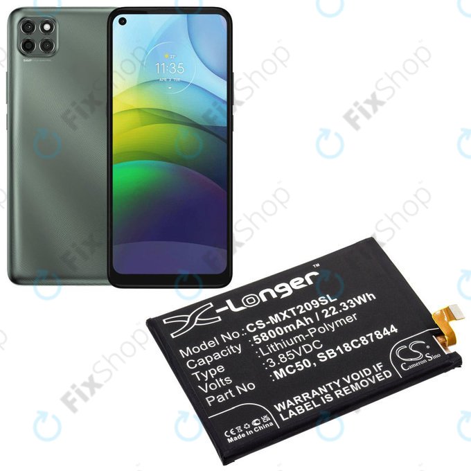 Motorola Moto G9 Power, G60 XT2135 - Akkumulátor MC50 5800mAh HQ