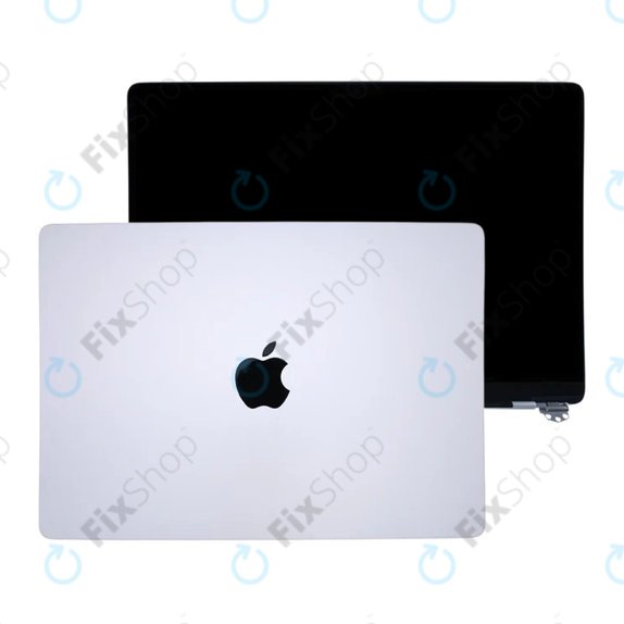LCD kijelző MacBook Pro 14", A3112, A3185 (2024), első üveggel és fedéllel, Silver, 661-41792, Genuine Apple