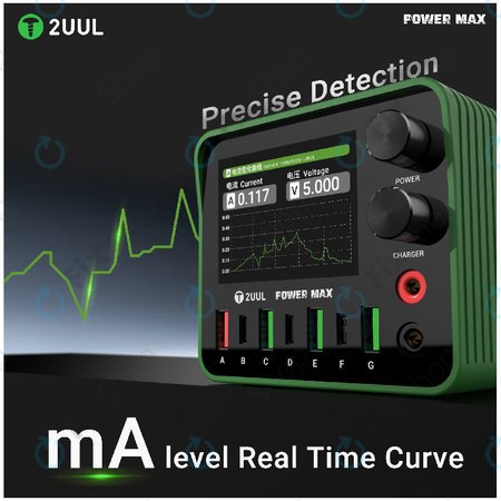 200W-os többportos töltőállomás, 2UUL PC01