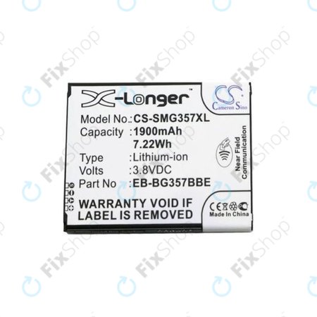 Samsung Galaxy Ace 4 G357FZ - Akkumulátor EB-BG357BBE 1900mAh HQ