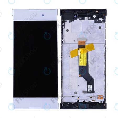 Sony Xperia XA1 G3121 - LCD Kijelző + Érintőüveg + Keret (White) TFT