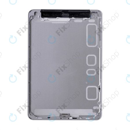 Apple iPad Mini 3 - hátsó Housing 4G Változat (Space Gray)