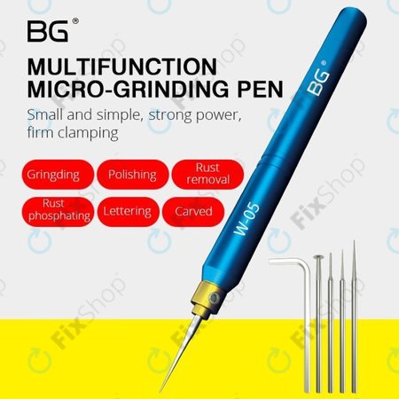 BG W-05 - Mini Köszörű és Fúrógép (Tartozékokkal)