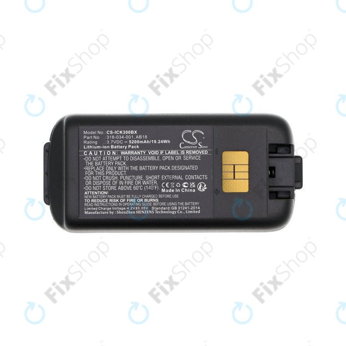 Akkumulátor Intermec CK3, CK3A, CK3X, CK3R, CK3C, CK3C1, CK3N, 5200mAh, Li-Ion, 3.7V, 318-034-001, HQ