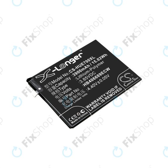 Akkumulátor Huawei Y7, 3900mAh, Li-Pol, 3.85V, HB406689ECW, HQ