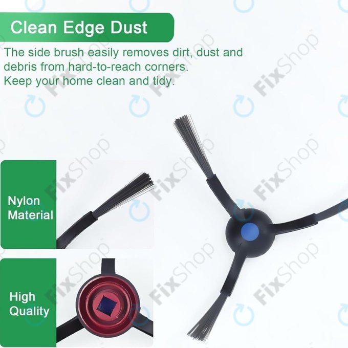 Ecovacs Deebot N20, N20 Plus, N20 Pro Plus - Oldalkefe