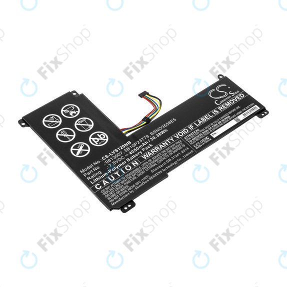 Akkumulátor Lenovo IdeaPad 120S, 4050mAh, Li-Pol, 7.5V, 0813007, HQ