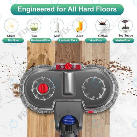 Dyson V-series, Outsize - Elektromos Felmosófej Víztartállyal