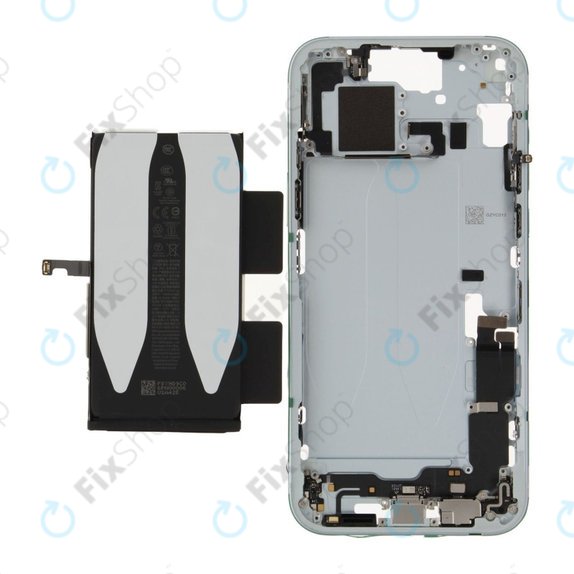 Középső keret akkumulátorral | iPhone 15 Plus | Blue | ZD076-00677 | Genuine Apple