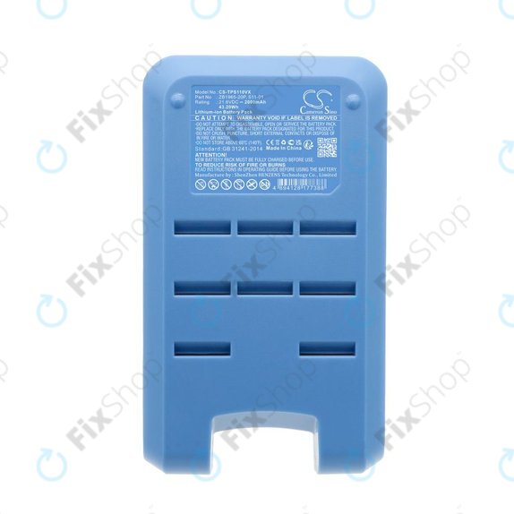 Akkumulátor Tineco Pure One S11, A11, 2000mAh, Li-Ion, 21.6V, ZB1965-20P, HQ