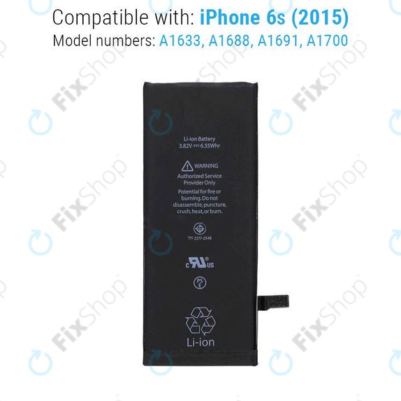 Akkumulátor iPhone 6S, 1715mAh, Service Pack