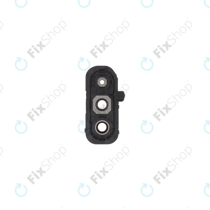 Samsung Galaxy A17 A176B - Hátlapi Kameralencse Üveg + Keret (Black)