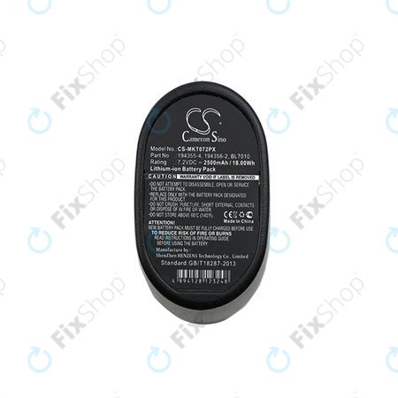Akkumulátor Makita CL070, CL072, DF010, TD020, TD021, TD022, 2500mAh, Li-Ion, 7.2V, 194355-4, HQ