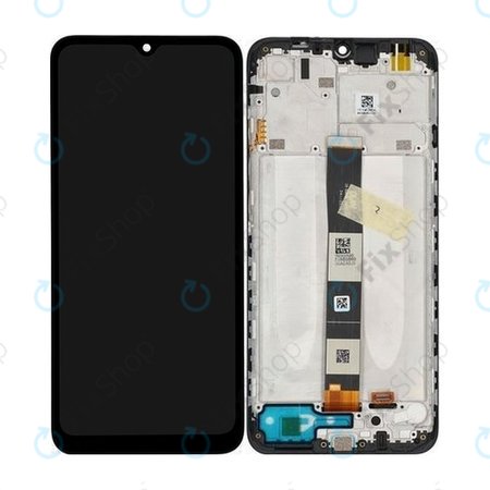 Xiaomi Redmi 9AT - LCD Kijelző + Érintőüveg + Keret (Carbon Gray) - 560001C3LV00 Genuine Service Pack