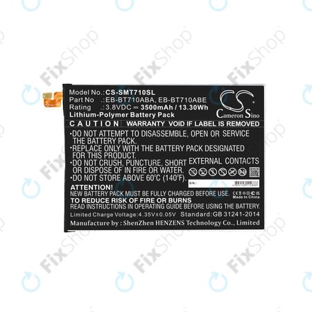 Akkumulátor Samsung Galaxy Tab S2 8.0, 3500mAh, Li-Pol, 3.8V, EB-BT710ABA, HQ