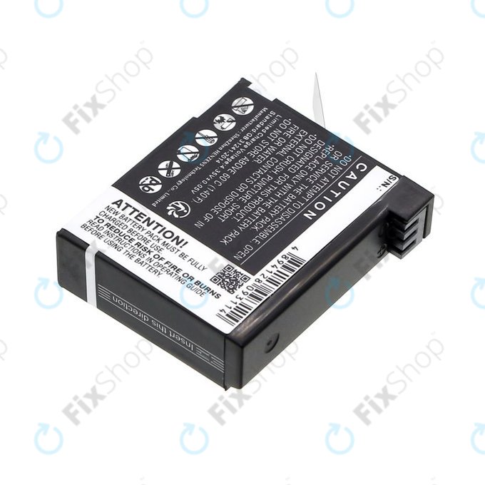 Akkumulátor GoPro Hero 4, 1160mAh, Li-Ion, 3.8V, AHDBT-401, HQ