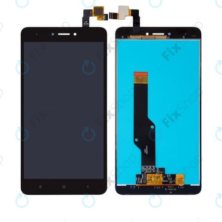 Xiaomi Redmi Note 4X - LCD Kijelző + Érintőüveg (Black) TFT