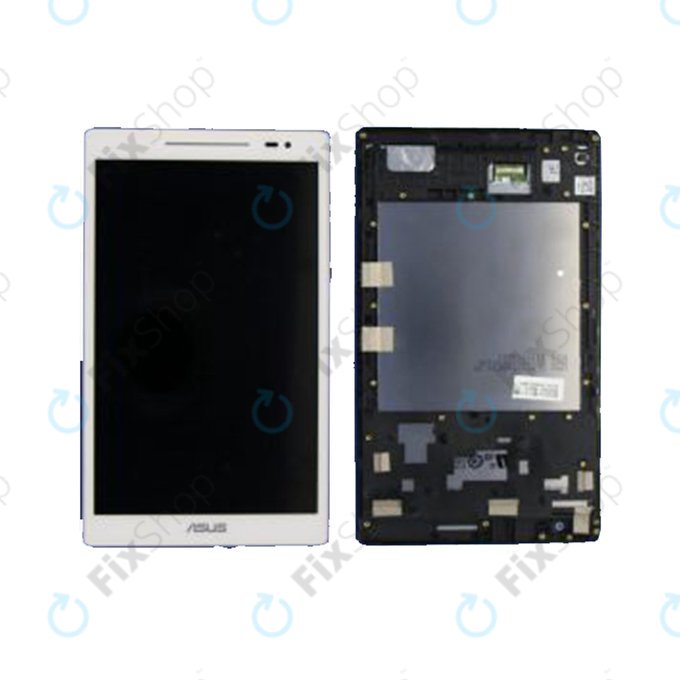 Asus ZenPad 10 Z300C, Z300CT, Z300CX, ZD300C - LCD Kijelző + Érintőüveg + Keret (Black) - 90NP0222-R20010 Genuine Service Pack
