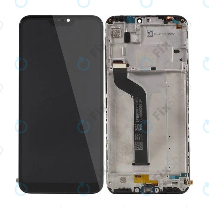 Xiaomi Mi A2 Lite (Redmi 6 Pro) - LCD Kijelző + Érintőüveg + Keret (Black) - 560610035033 Genuine Service Pack